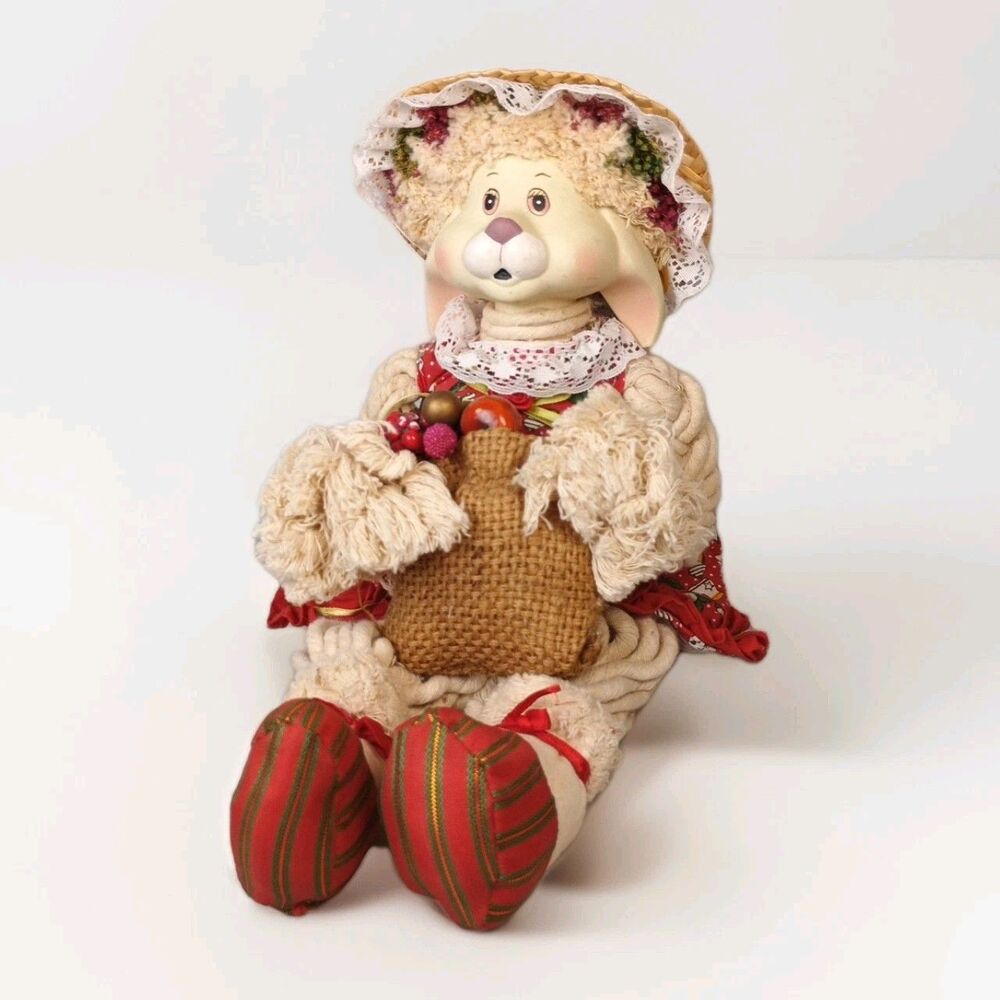 1993 House Of Lloyd Christmas Around The World Flossie The Sitting Bunny W/Box